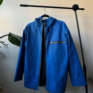 Vintage Royal Blue Raincoat